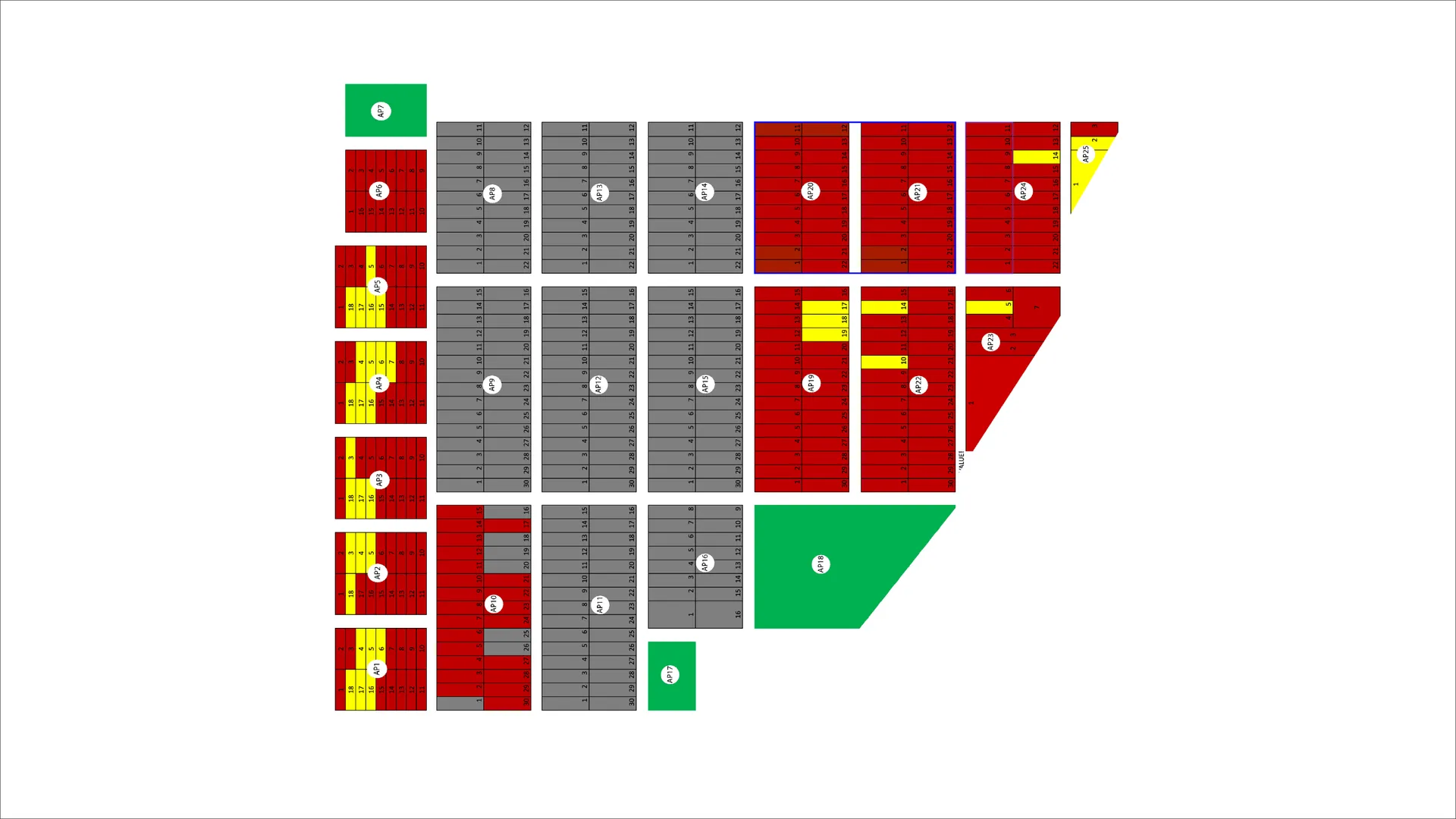 Plano del loteo Nuevo Palpalá